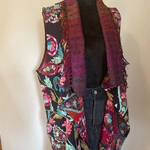 ANU Embroidered Wool Vest